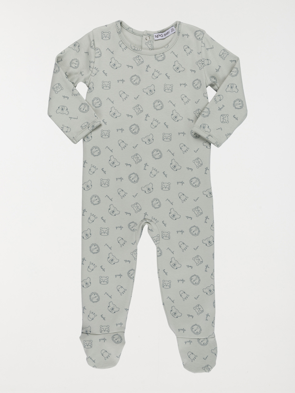 Dors-bien garçon animaux savane (3-24M)