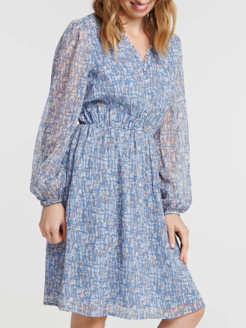 Robe voile imprimée...