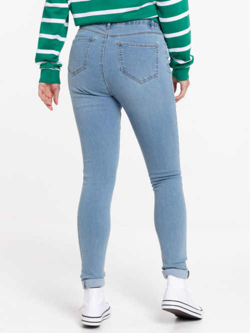 Jean skinny bleached femme Jean skinny bleached femme