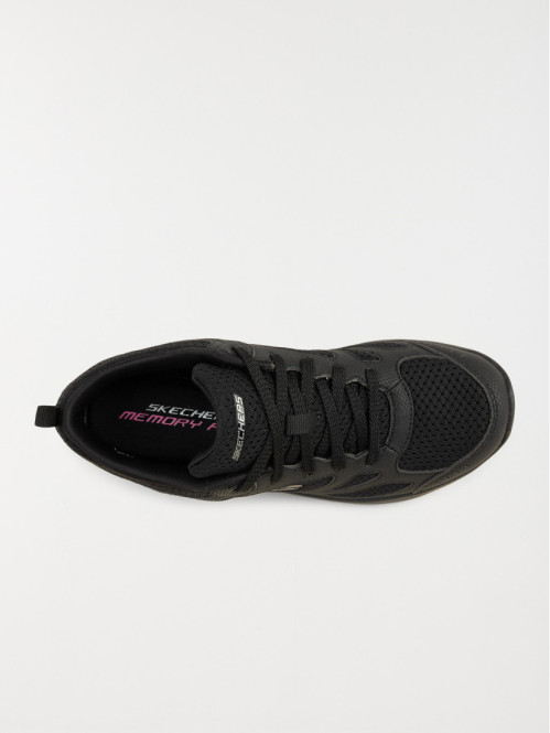 Baskets Skechers noires femme (36-41)