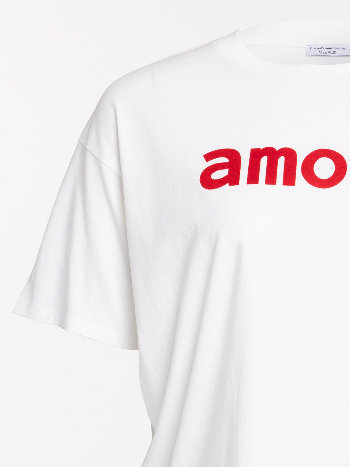 T-shirt amour grande taille femme