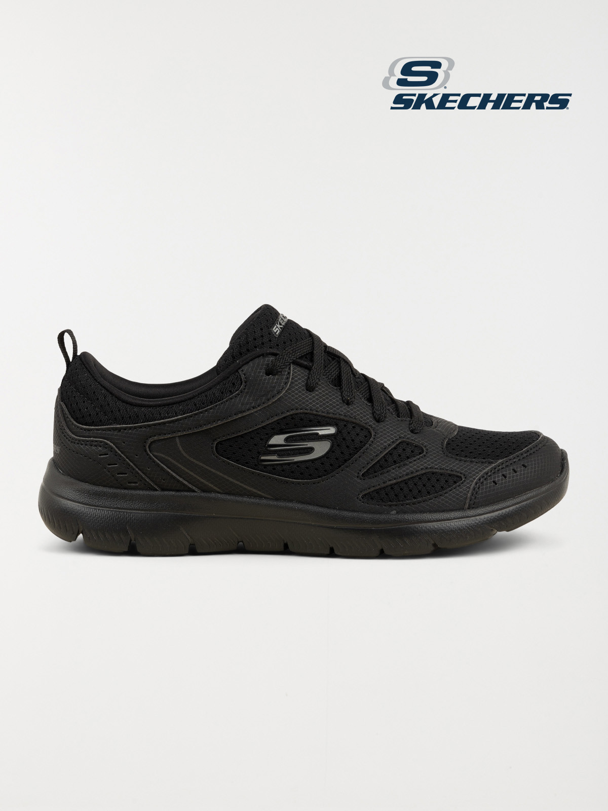 Baskets Skechers noires femme (36-41)