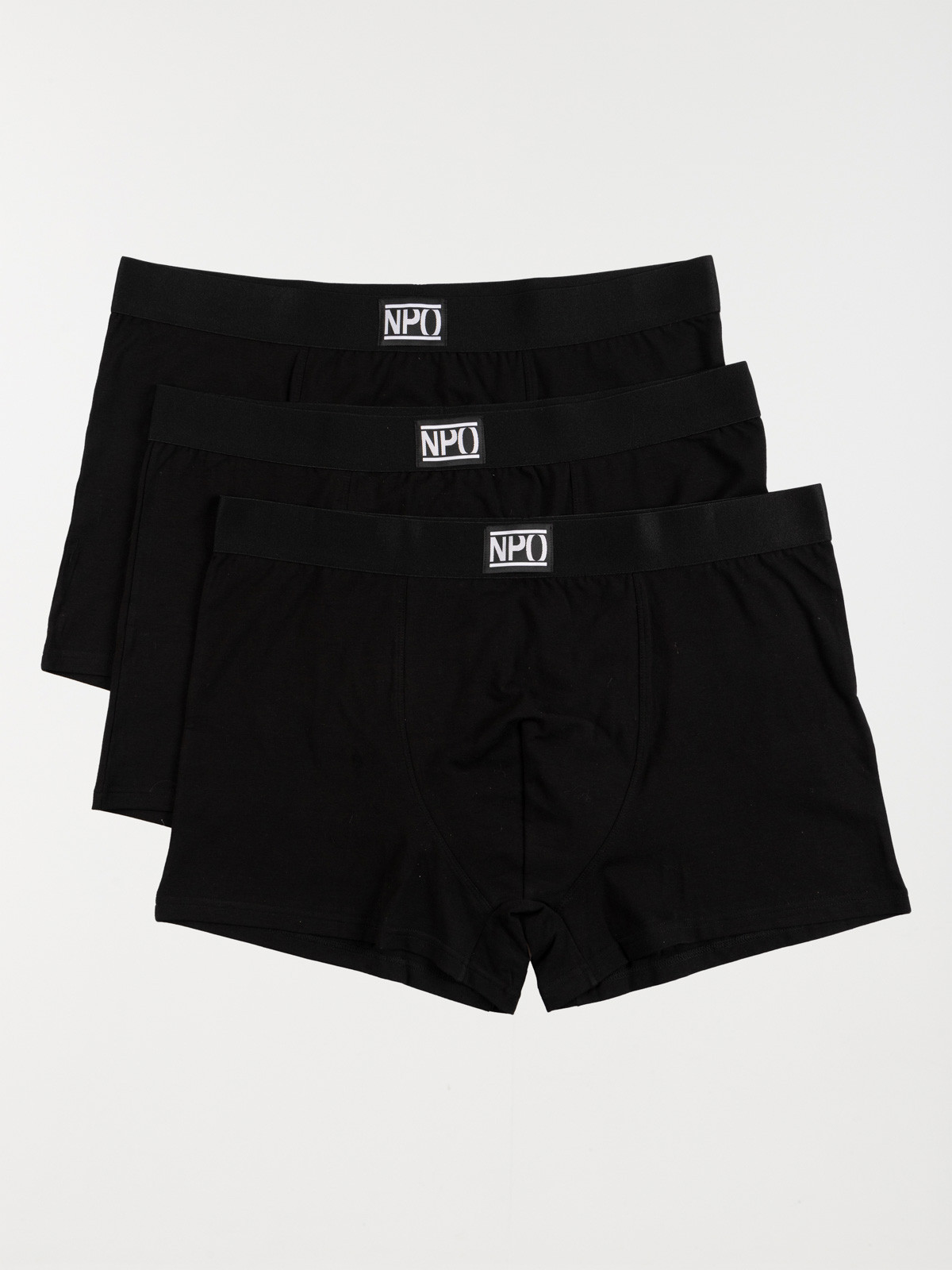 Lot de 3 boxers noirs homme Lot de 3 boxers noirs homme