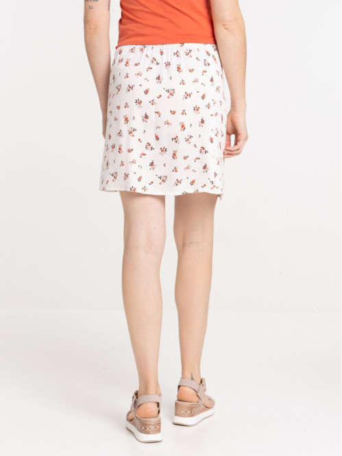 Jupe fleurie à nouer femme