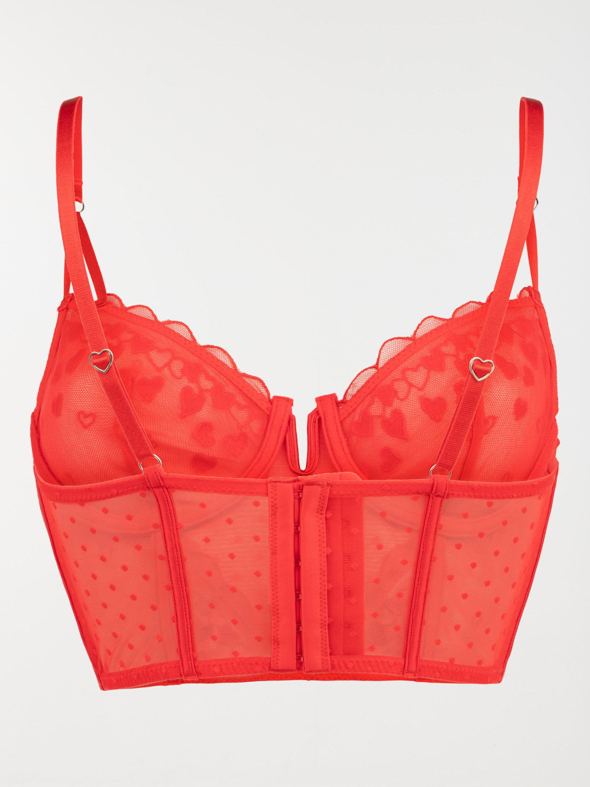 Bustier dentelle coeur femme (85B-95E) Bustier dentelle coeur femme (85B-95E)
