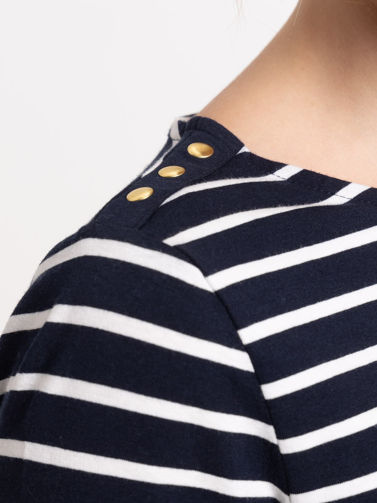 T-shirt manches 3/4 rayées femme T-shirt manches 3/4 rayées femme