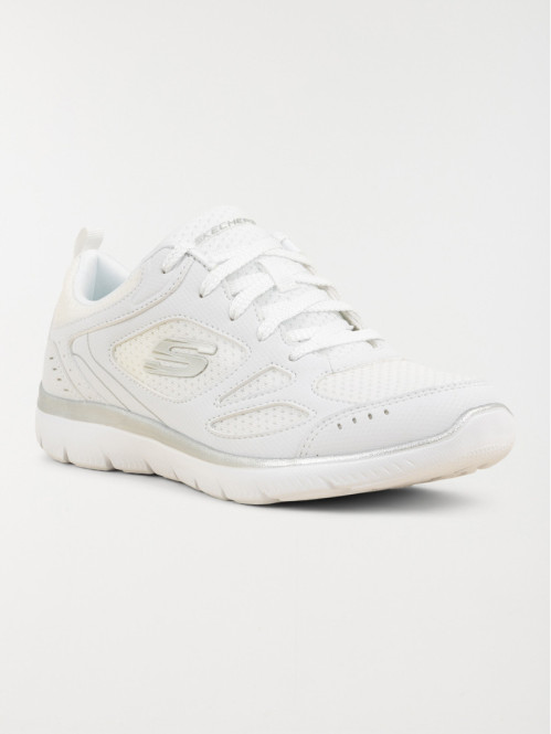 Baskets Skechers blanches femme (36-41) Baskets Skechers blanches femme (36-41)
