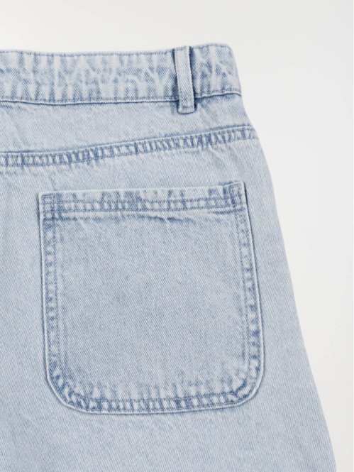 Jean cargo wide leg fille...