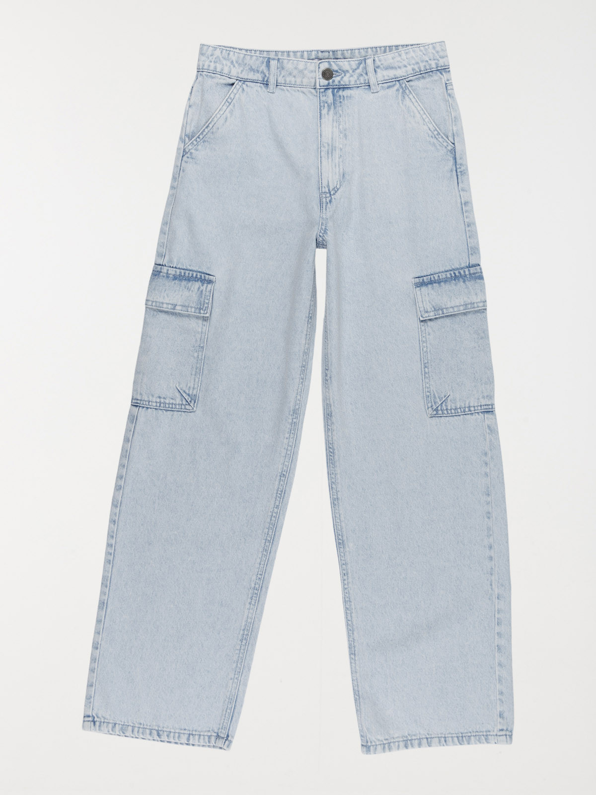 Jean cargo wide leg fille (XXS-M)