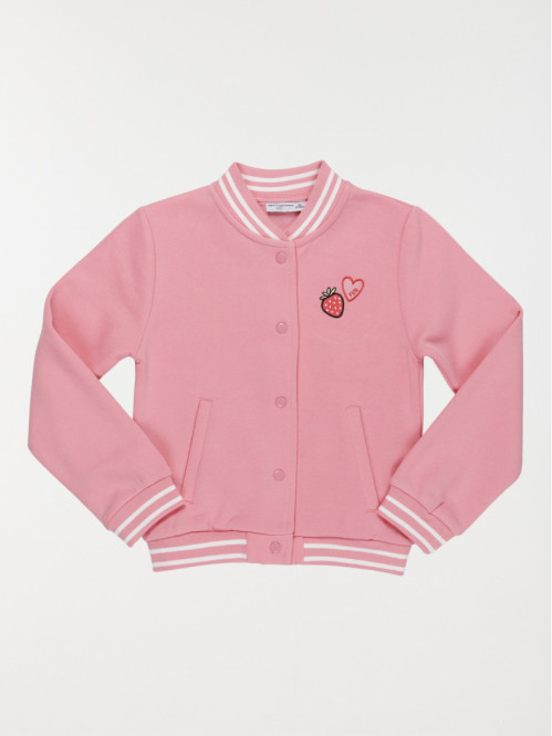 Sweat teddy fraise fille...