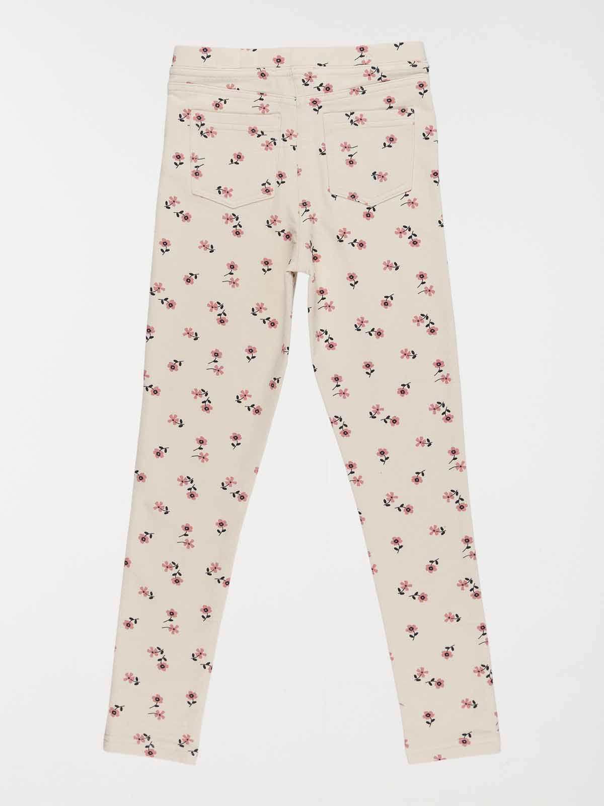 Jegging imprimé fleur fille (3-12A)