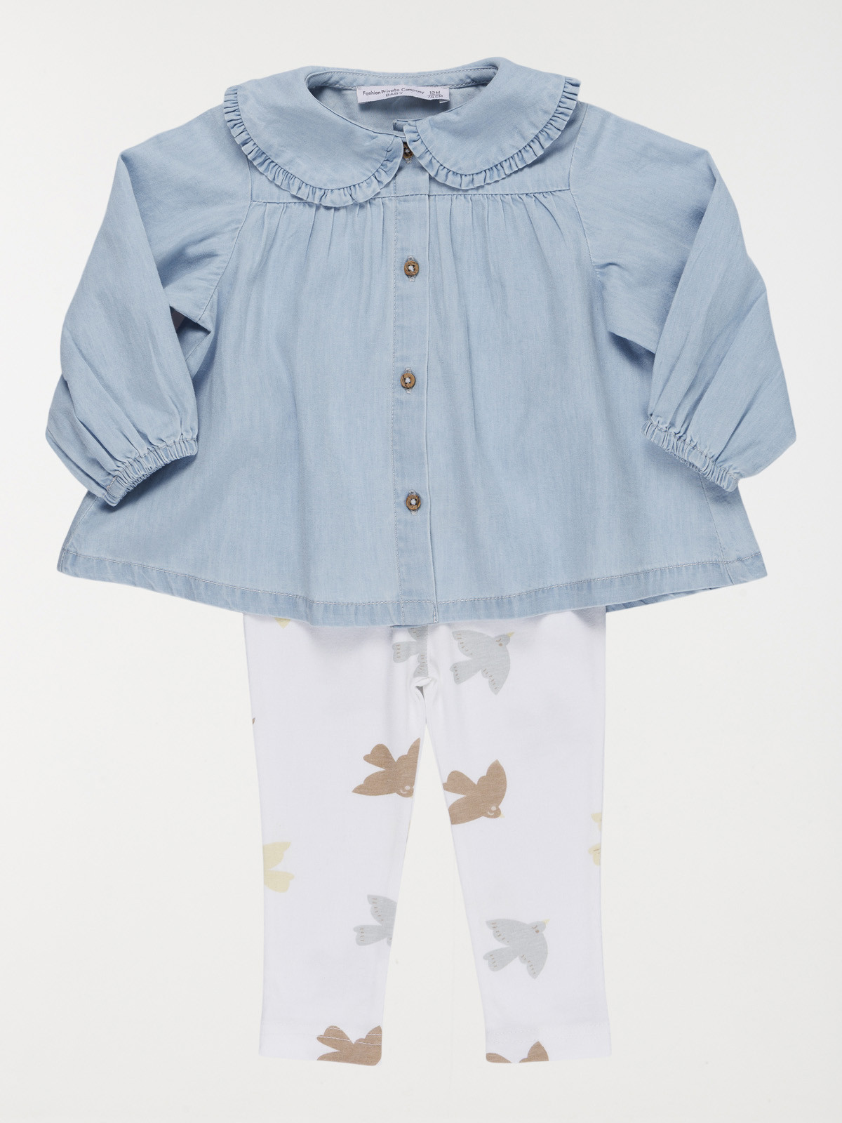 Ensemble chemisier/legging fille (3-36M)