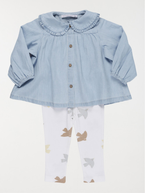 Ensemble chemisier/legging...