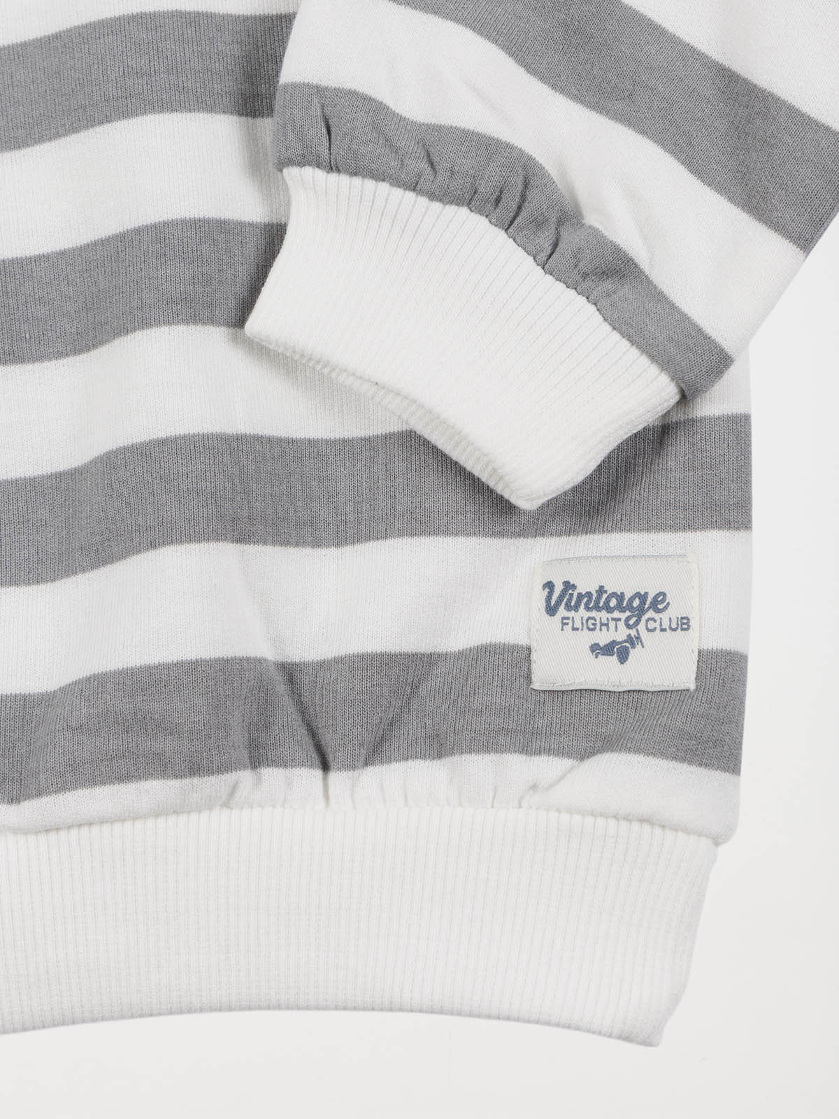 Sweat polo rayé garçon (3-36M)