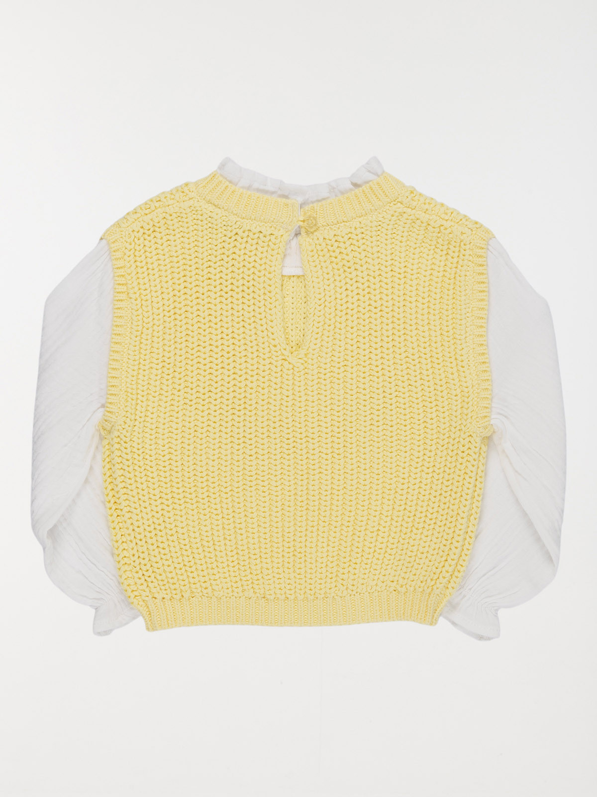 Pull fantaisie 2 en 1 fille (3-36M) Pull fantaisie 2 en 1 fille (3-36M)