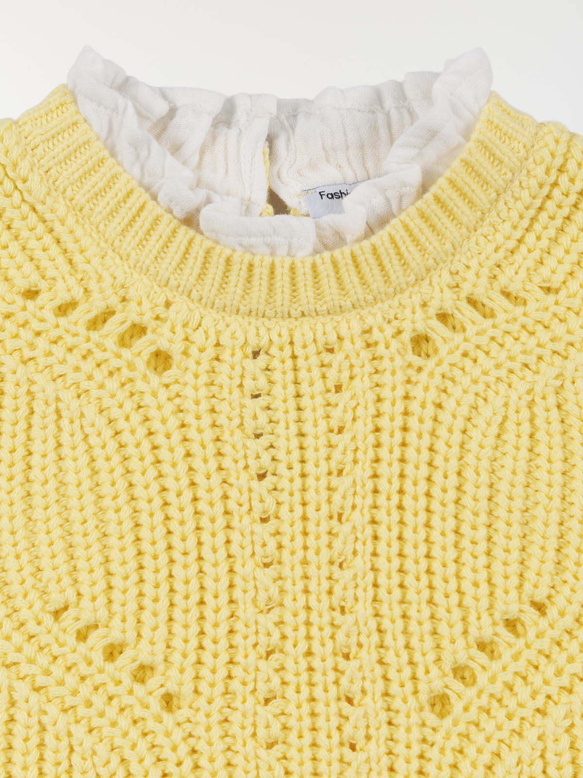 Pull fantaisie 2 en 1 fille (3-36M) Pull fantaisie 2 en 1 fille (3-36M)