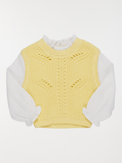 Pull fantaisie 2 en 1 fille...