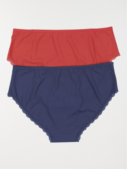 Lot de 2 shorties femme (S-XL)