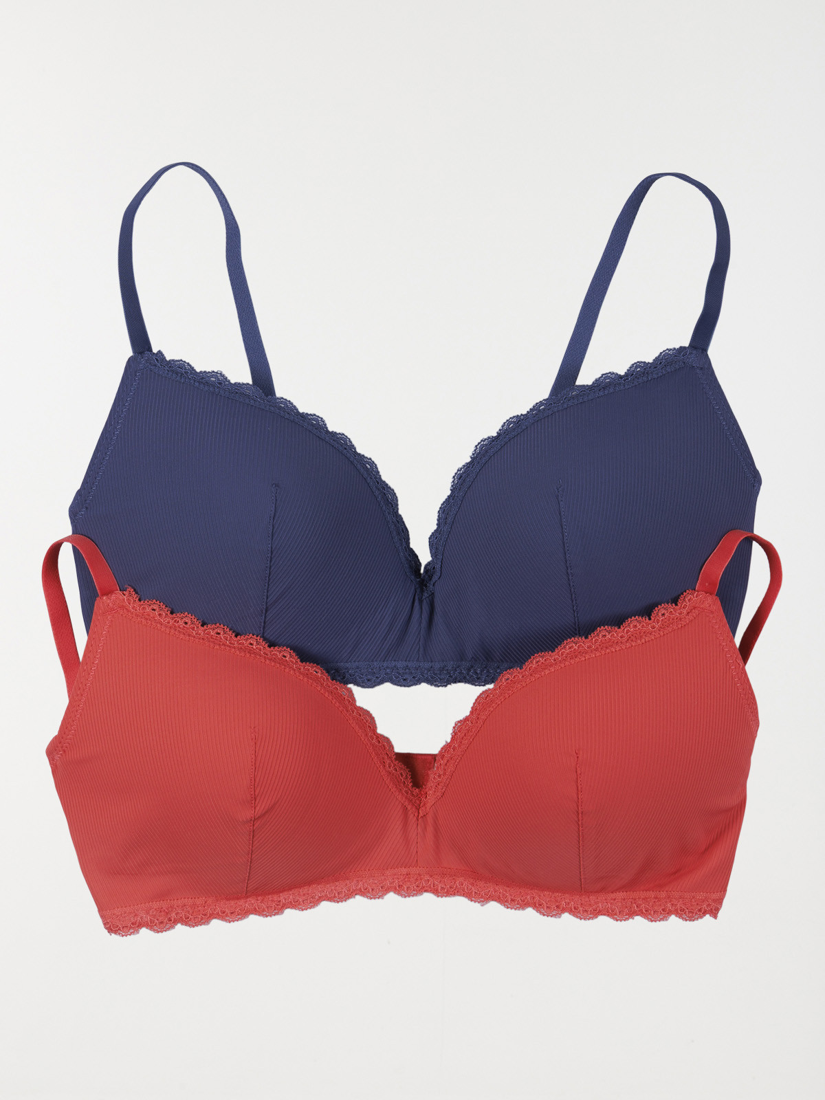 Lot de 2 soutiens-gorge femme (85B-95E) Lot de 2 soutiens-gorge femme (85B-95E)
