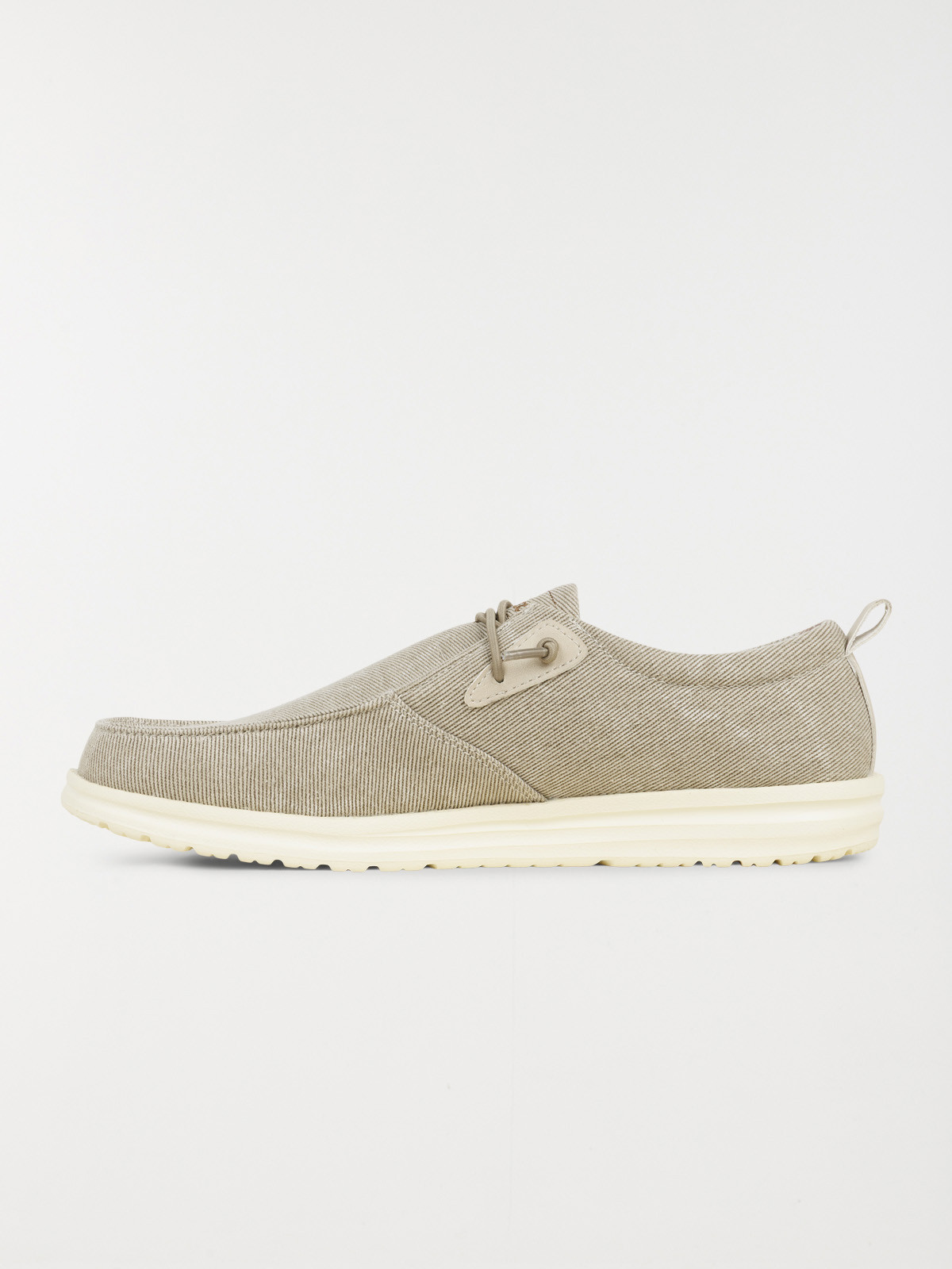 Chaussure bateau homme toile (40-45)