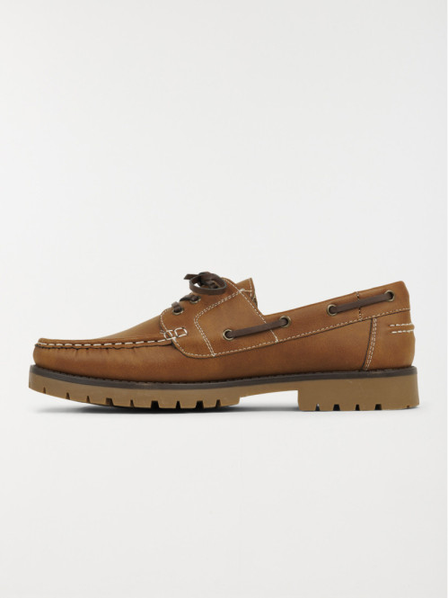 Chaussure bateau tan homme...