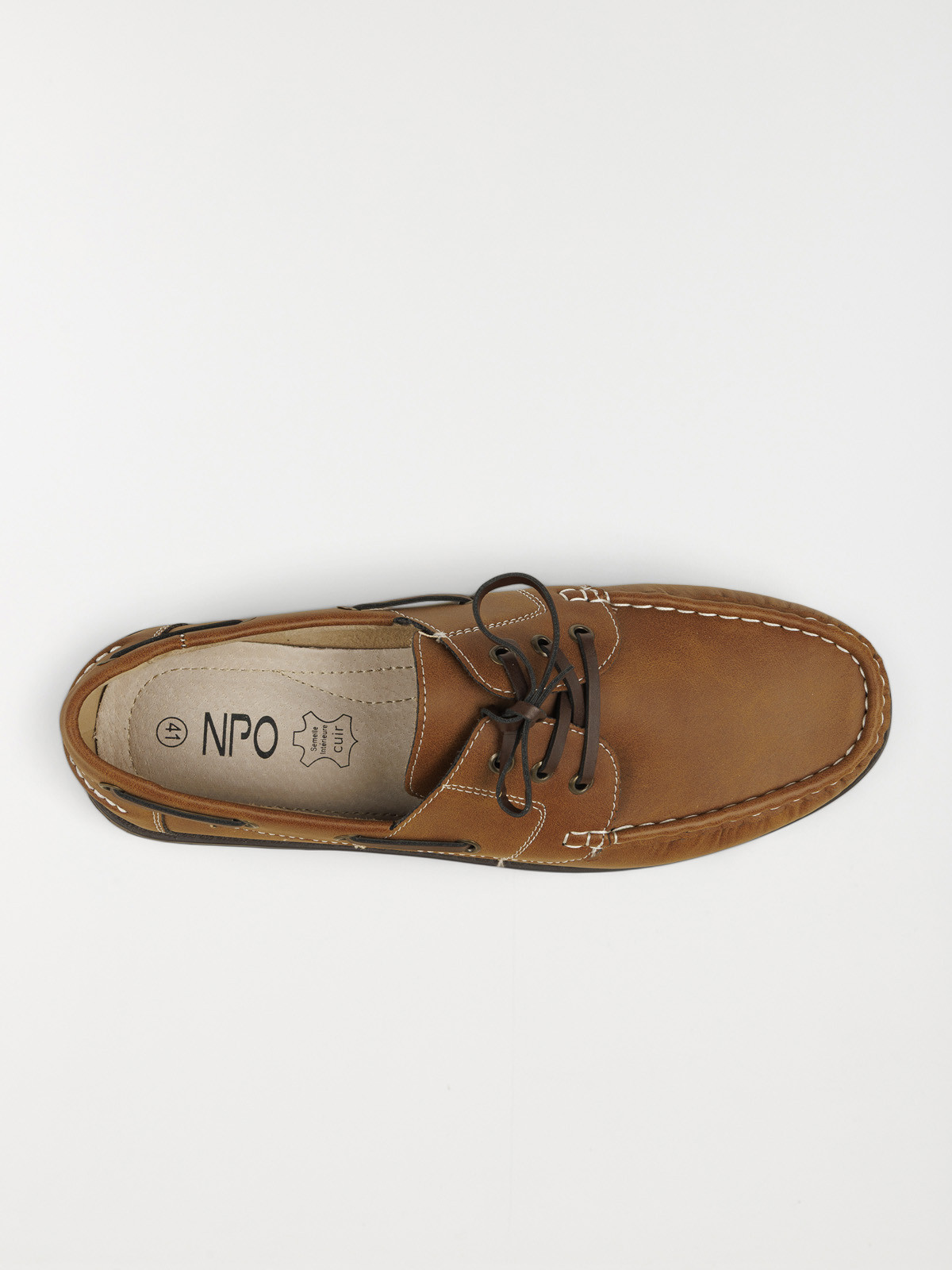 Chaussure bateau tan homme (40-46) Chaussure bateau tan homme (40-46)