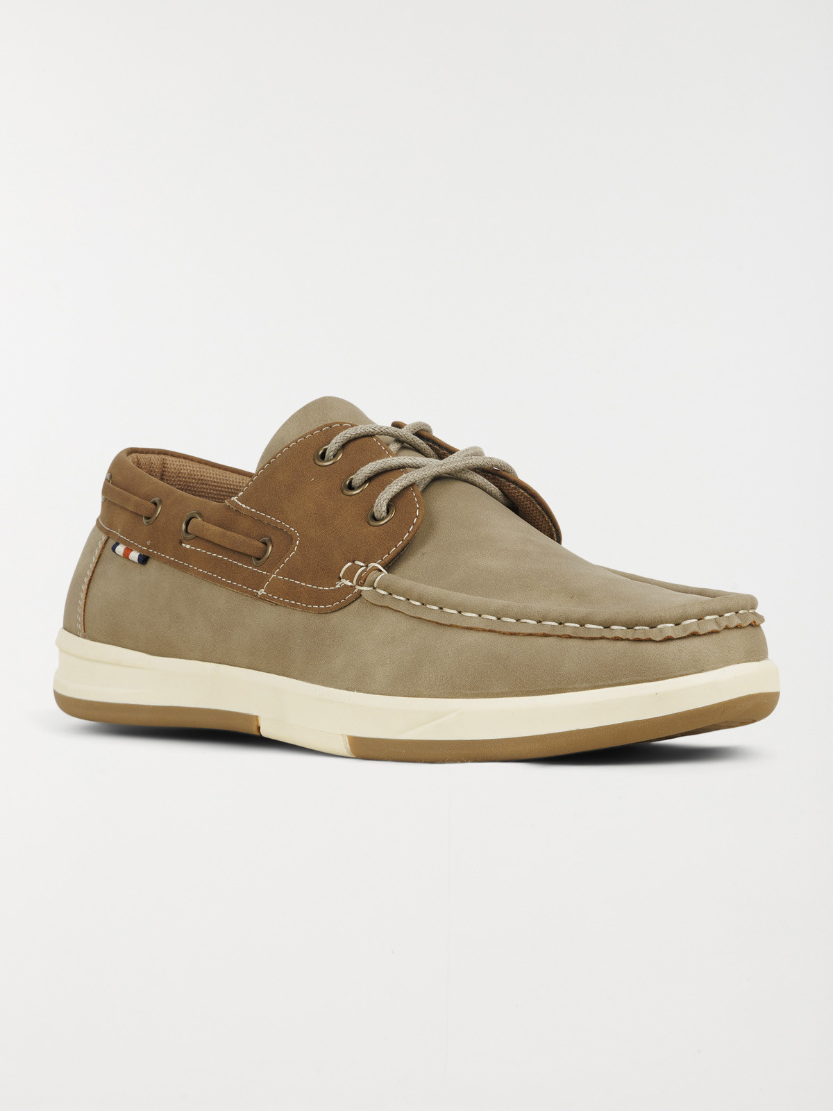 Chaussure bateau bicolore homme (40-45)