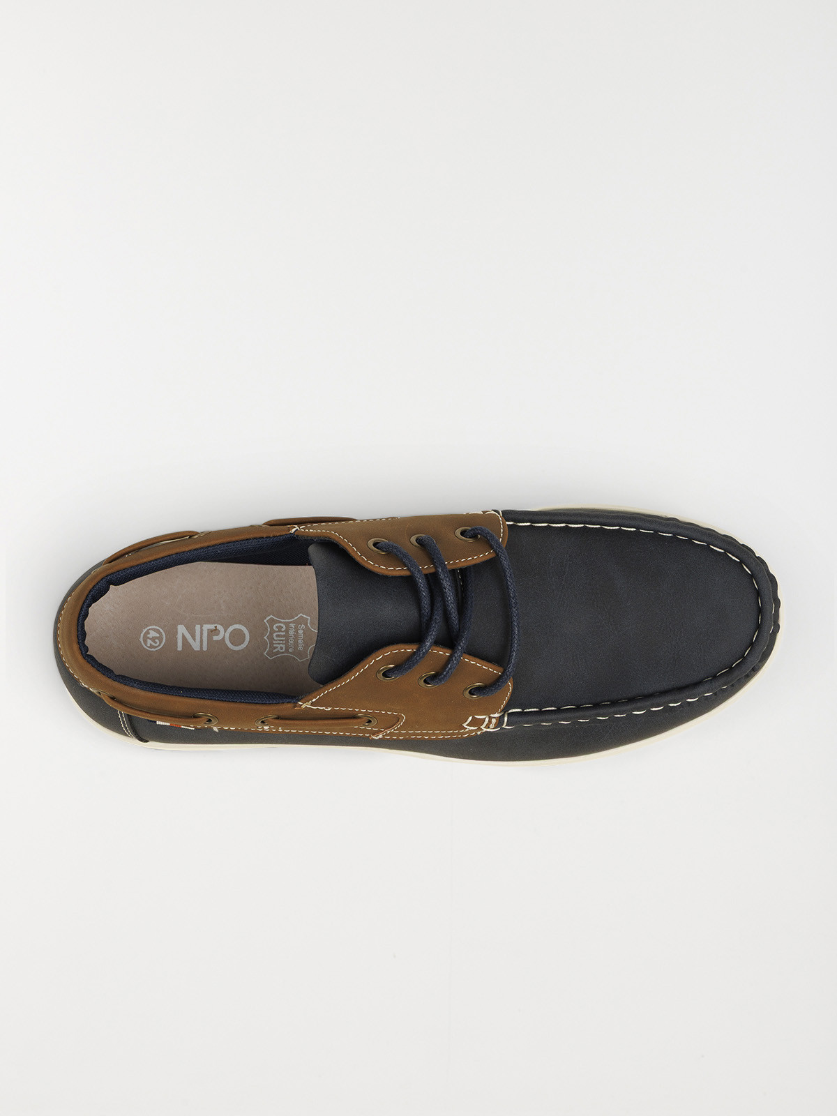 Chaussure bateau homme navy (40-46)