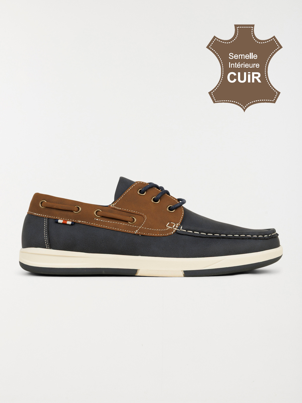 Chaussure bateau homme navy (40-46)