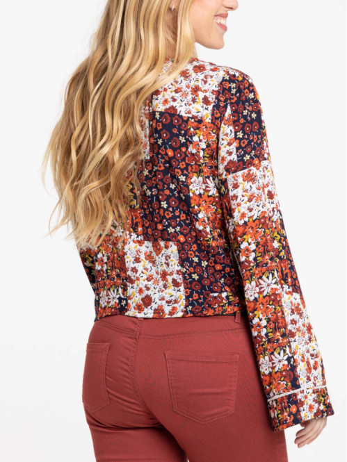 Chemise fleurie manches...