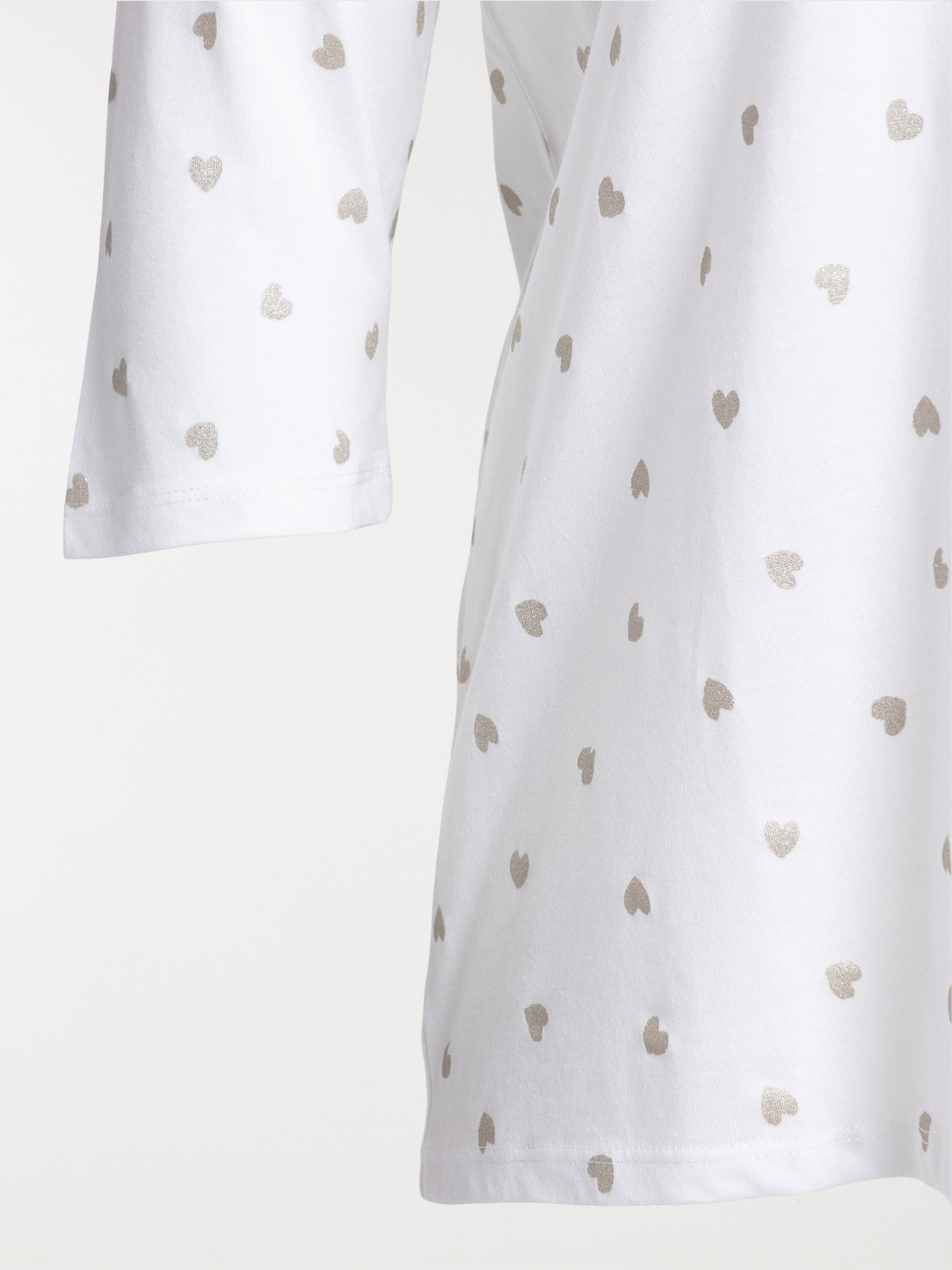 T-shirt motifs coeur grande taille femme