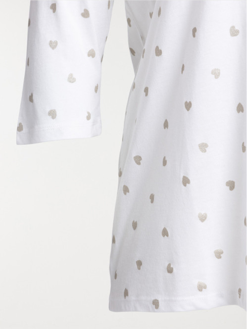 T-shirt motifs coeur grande...