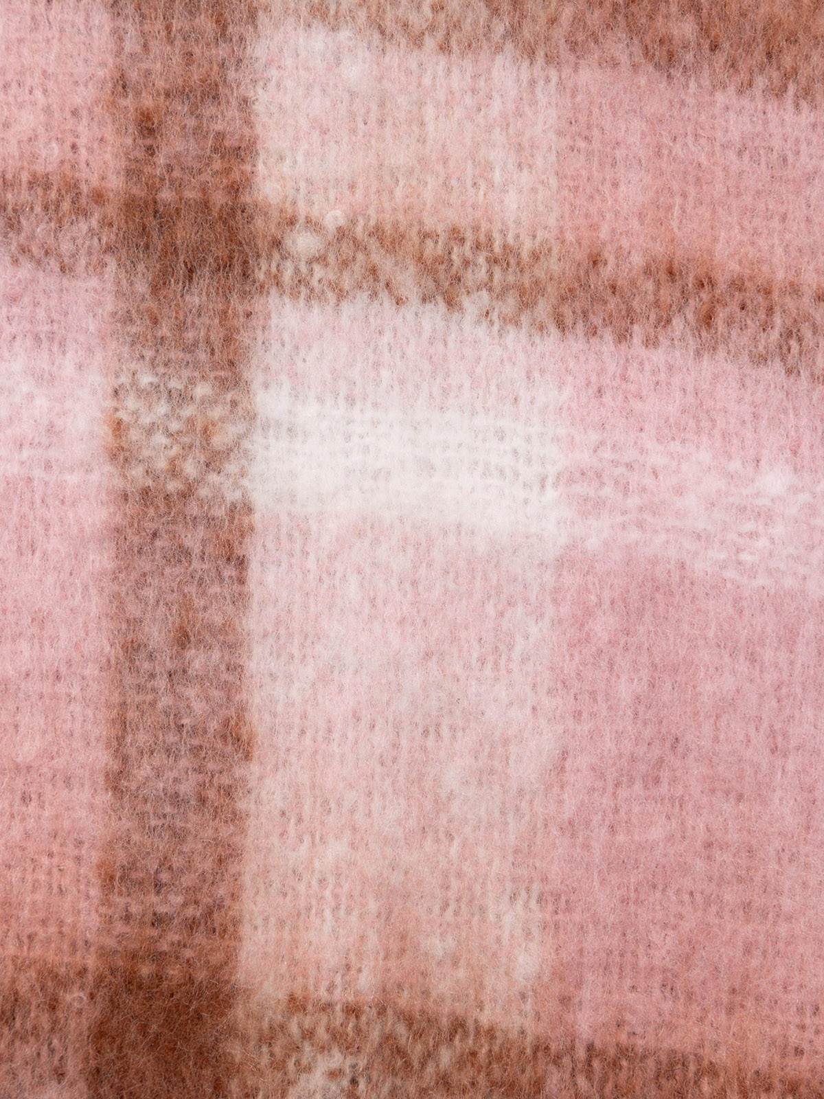 Echarpe femme à carreaux rose 