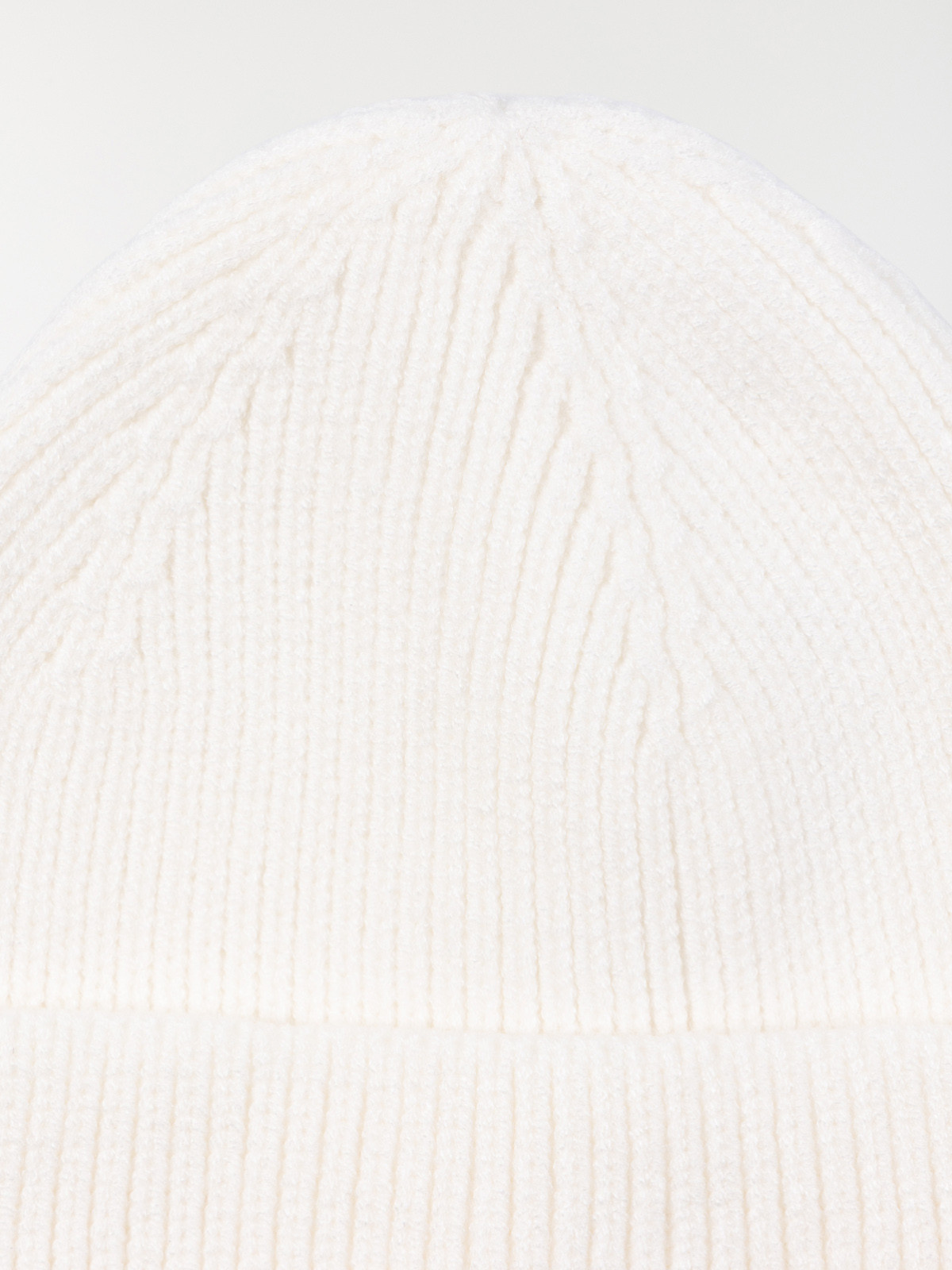 Bonnet revers écru fille