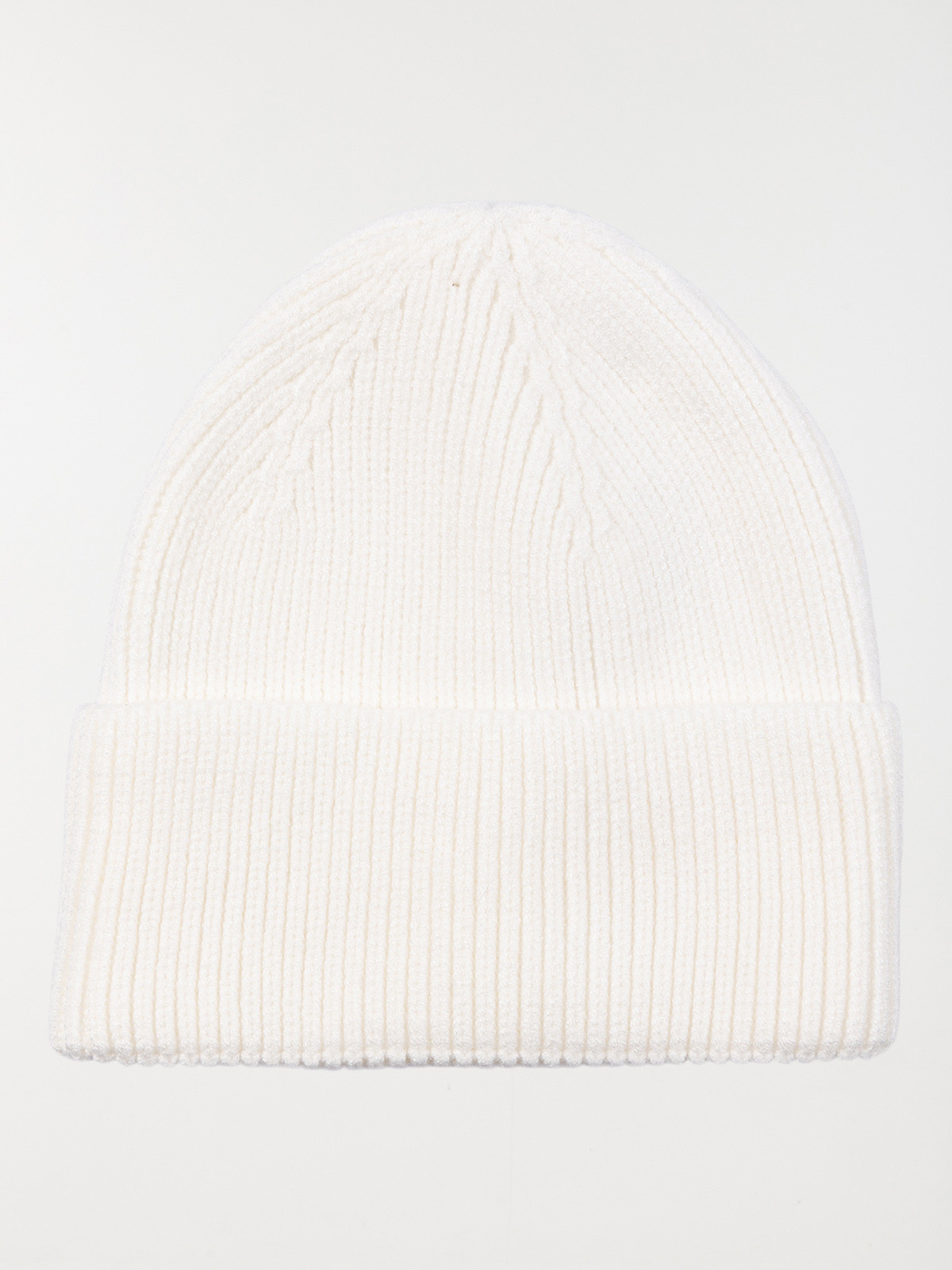 Bonnet revers écru fille