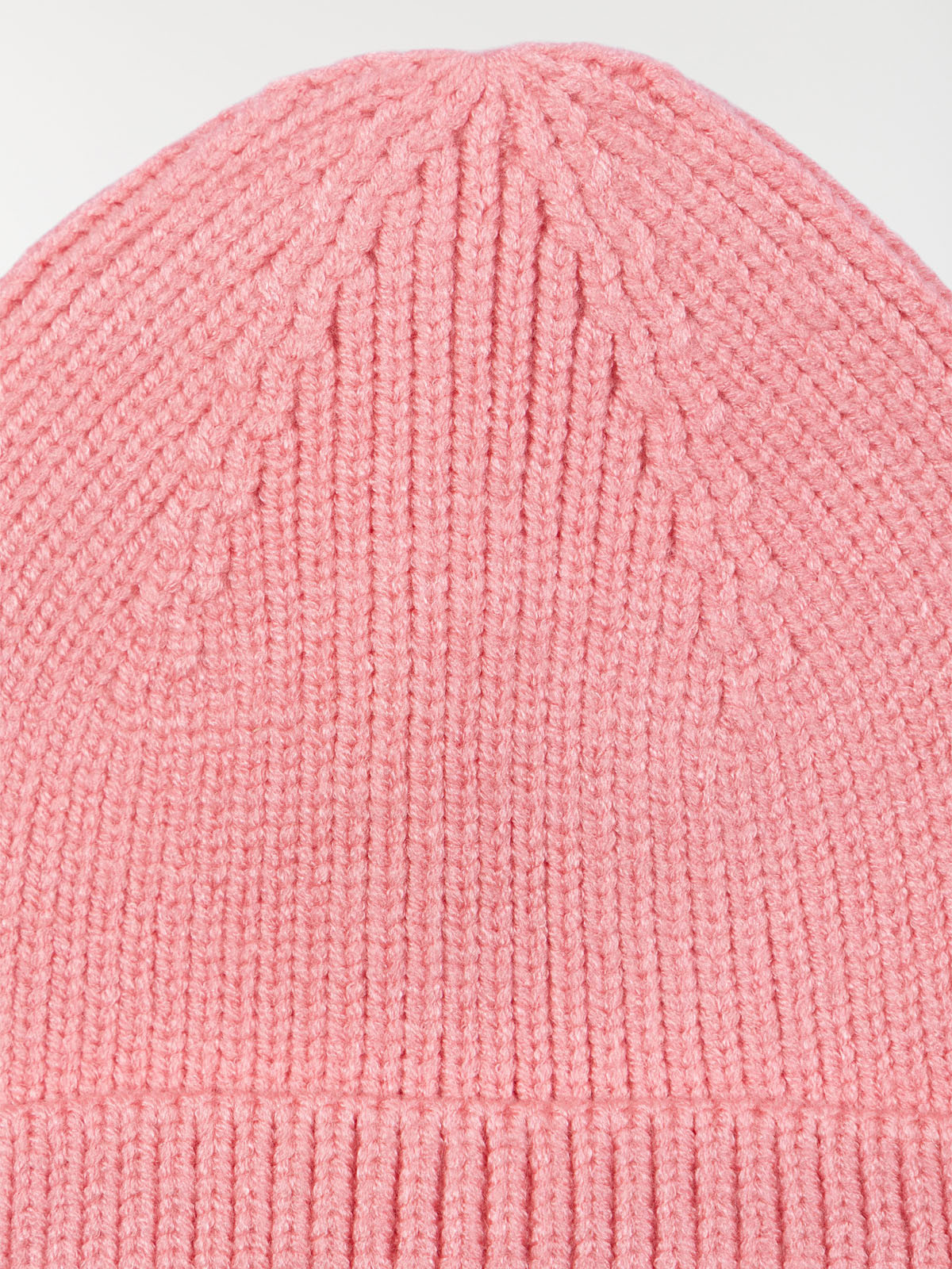 Bonnet revers rose fille