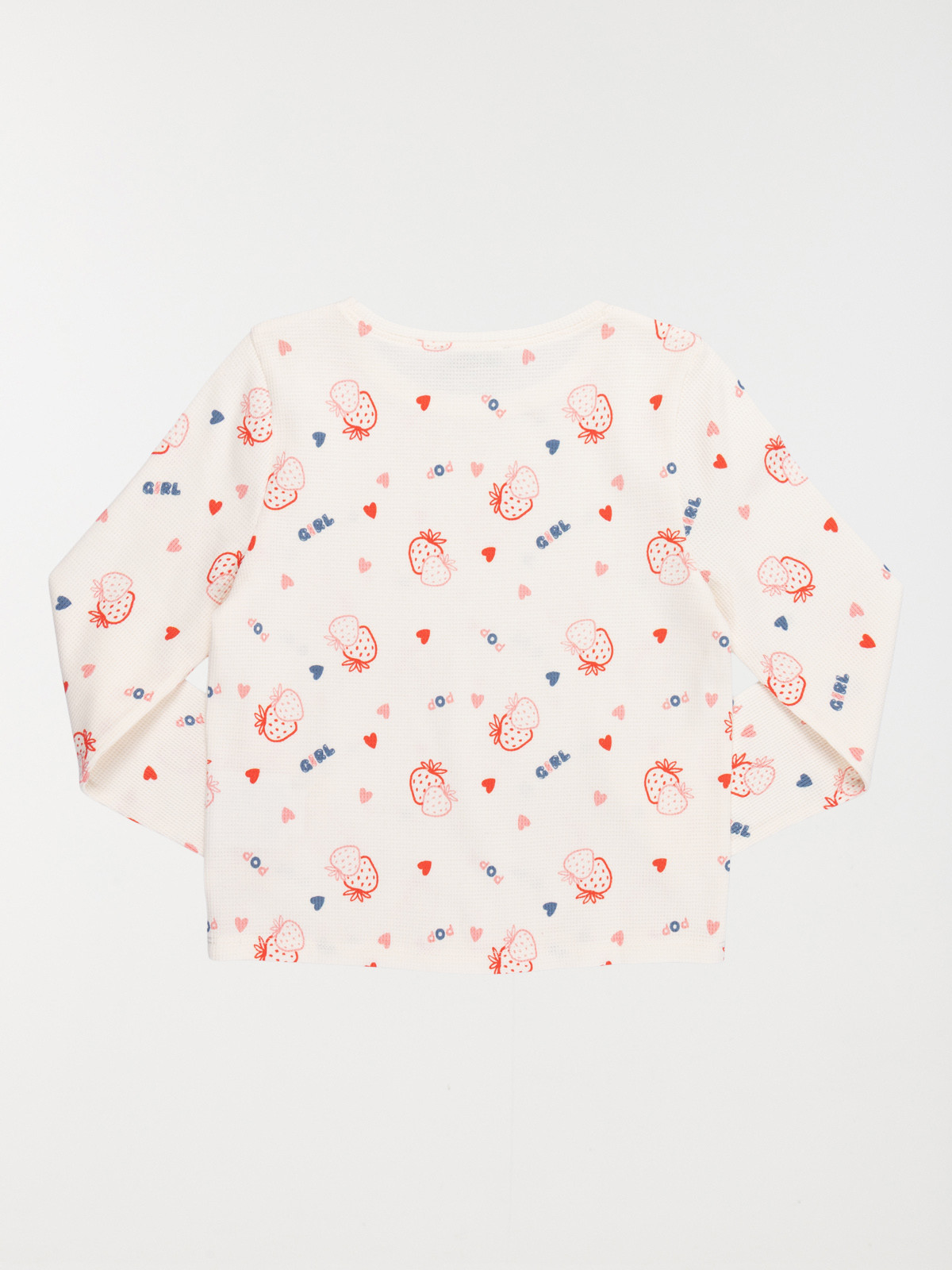 Tee-shirt cœur et fraise fille (3-12A) Tee-shirt cœur et fraise fille (3-12A)