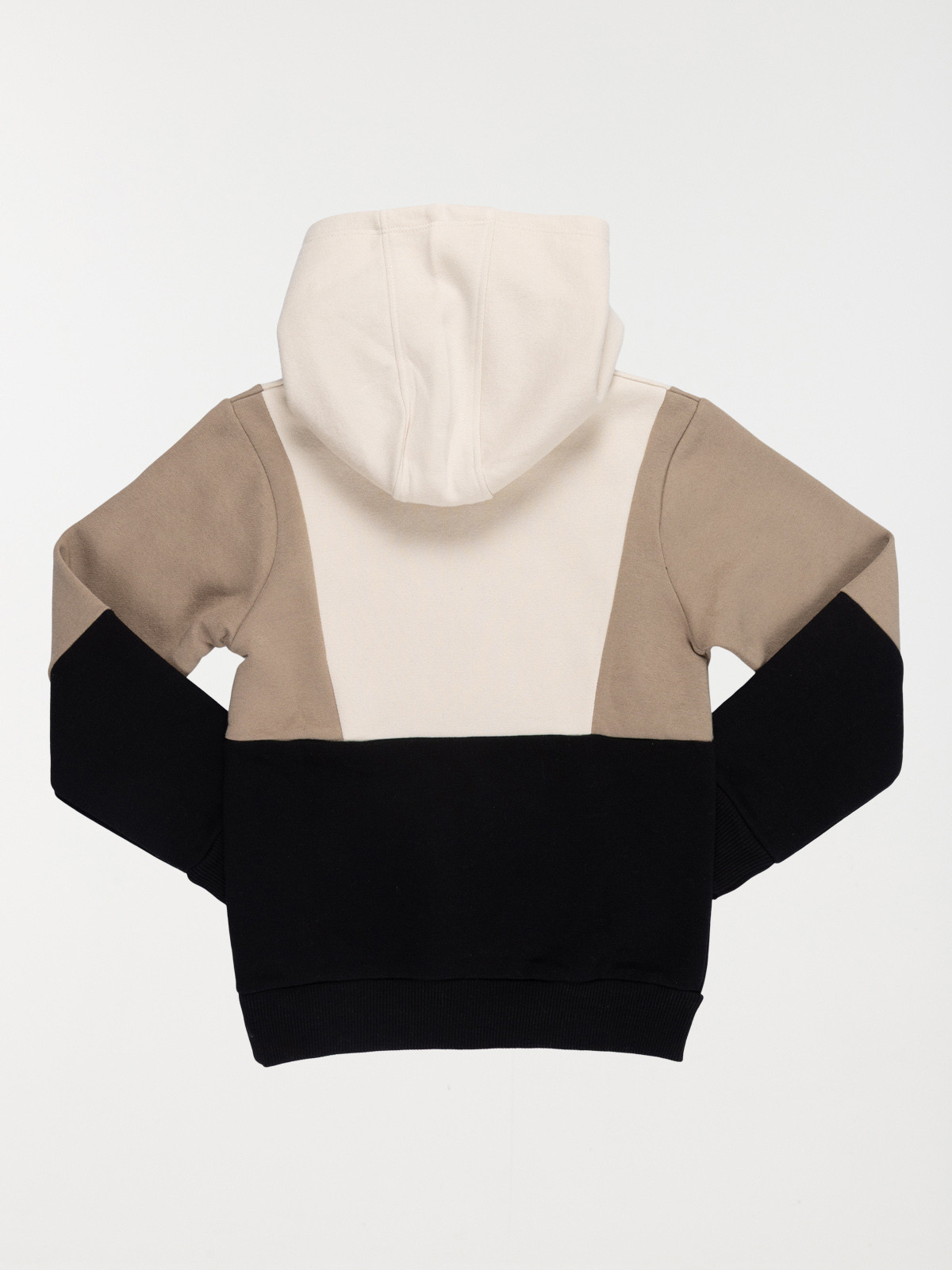 Sweat à capuche tricolore garçon (3-12A)