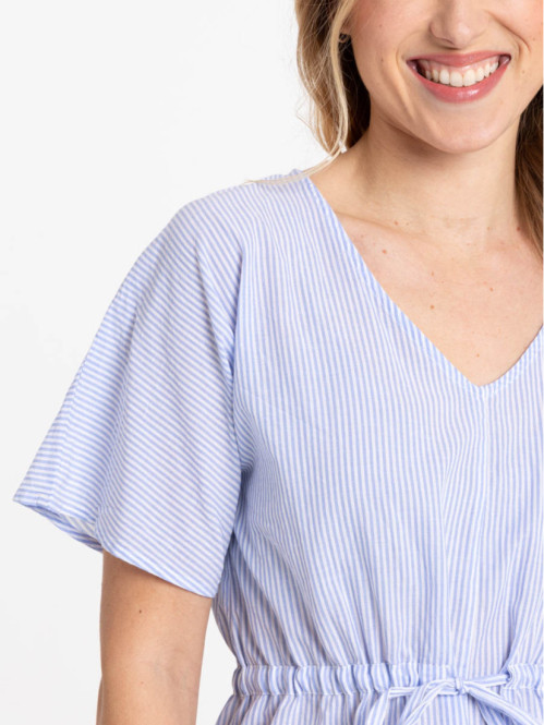 Blouse rayée femme