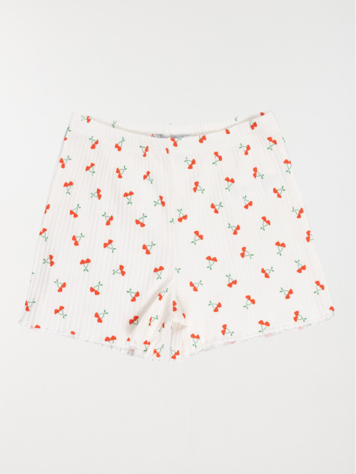 Pyjashort motif cerise...