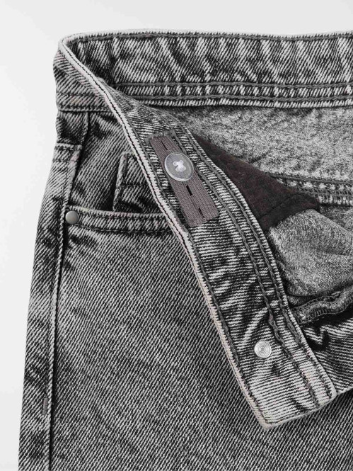 Jean straight gris neige...