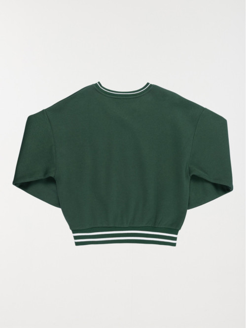 Sweat col V fille (XXS-M)