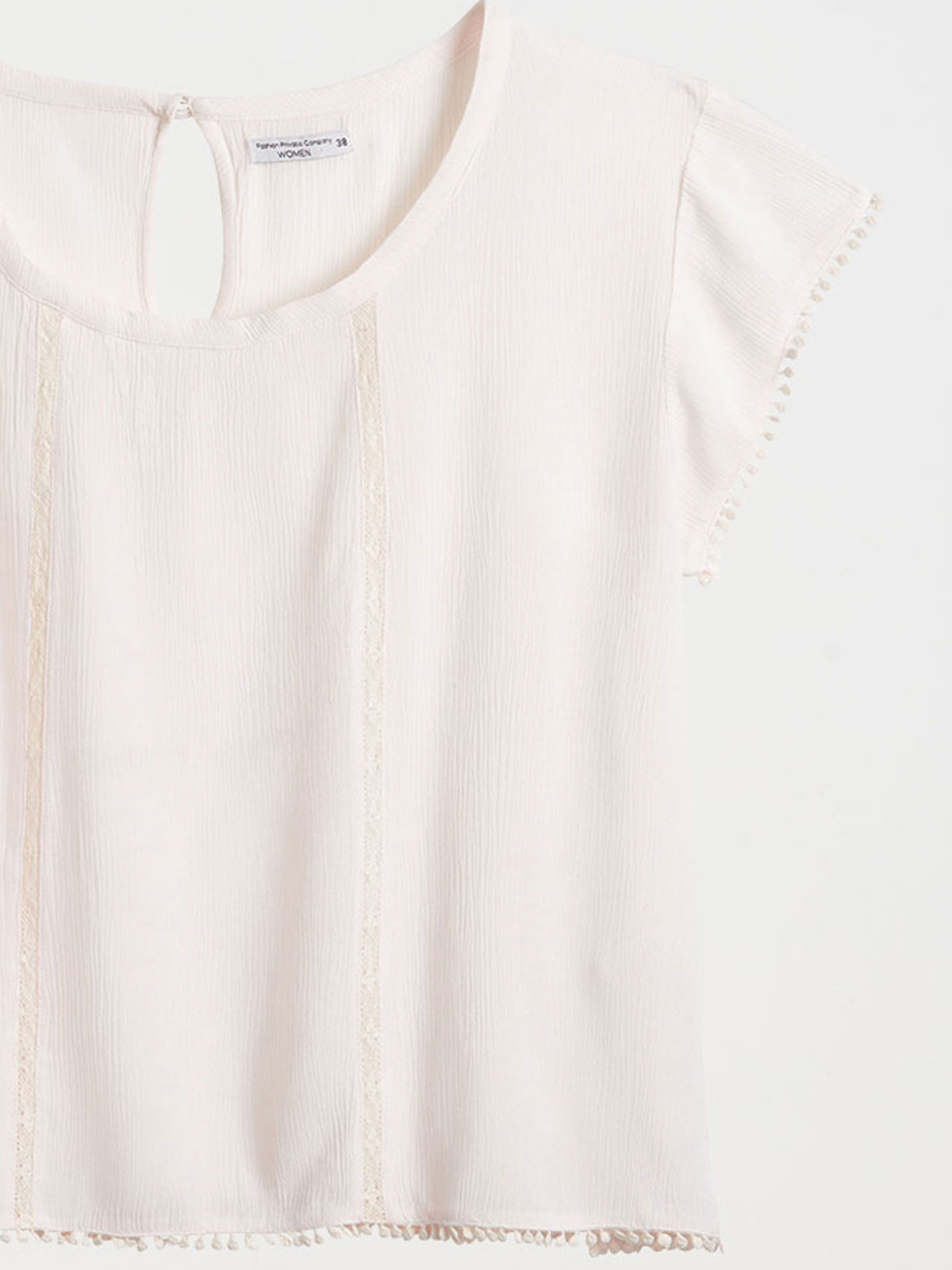 Blouse coloris light pêche femme Blouse coloris light pêche femme