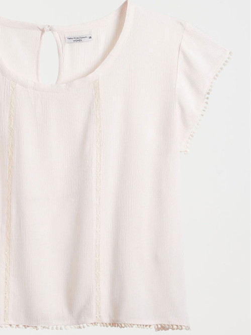 Blouse coloris light pêche femme Blouse coloris light pêche femme