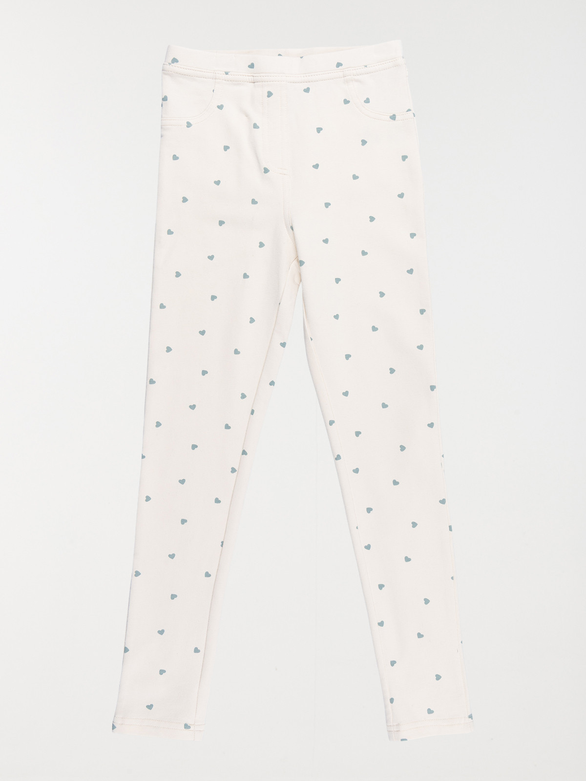 Jegging imprimé coeur fille (3-12A)