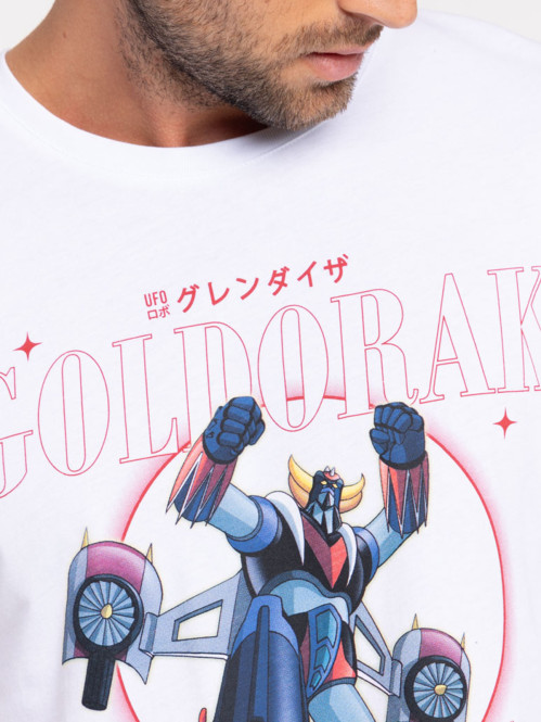 T-shirt blanc Goldorak homme