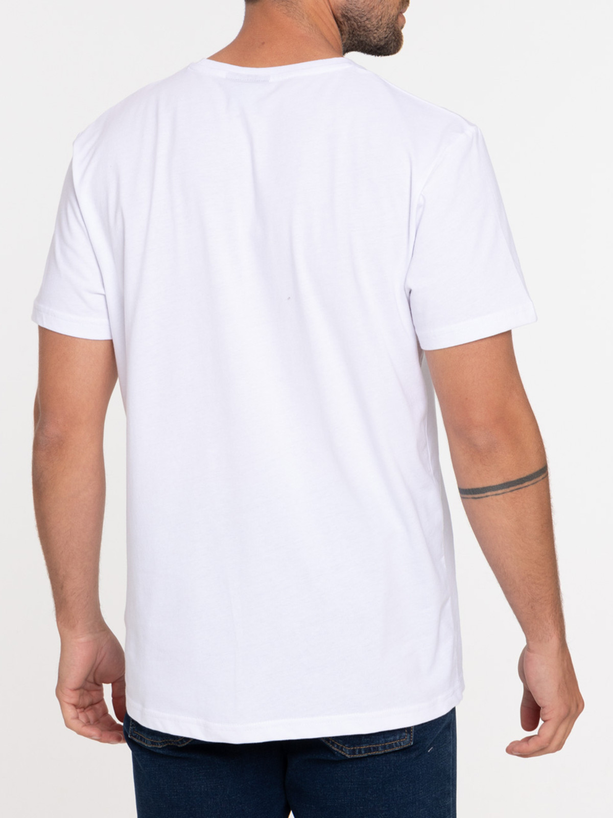 T-shirt blanc Ford Mustang homme