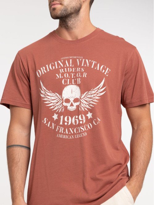 T-shirt motif tête de mort...