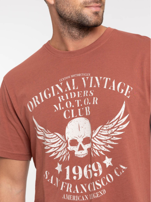 T-shirt motif tête de mort...