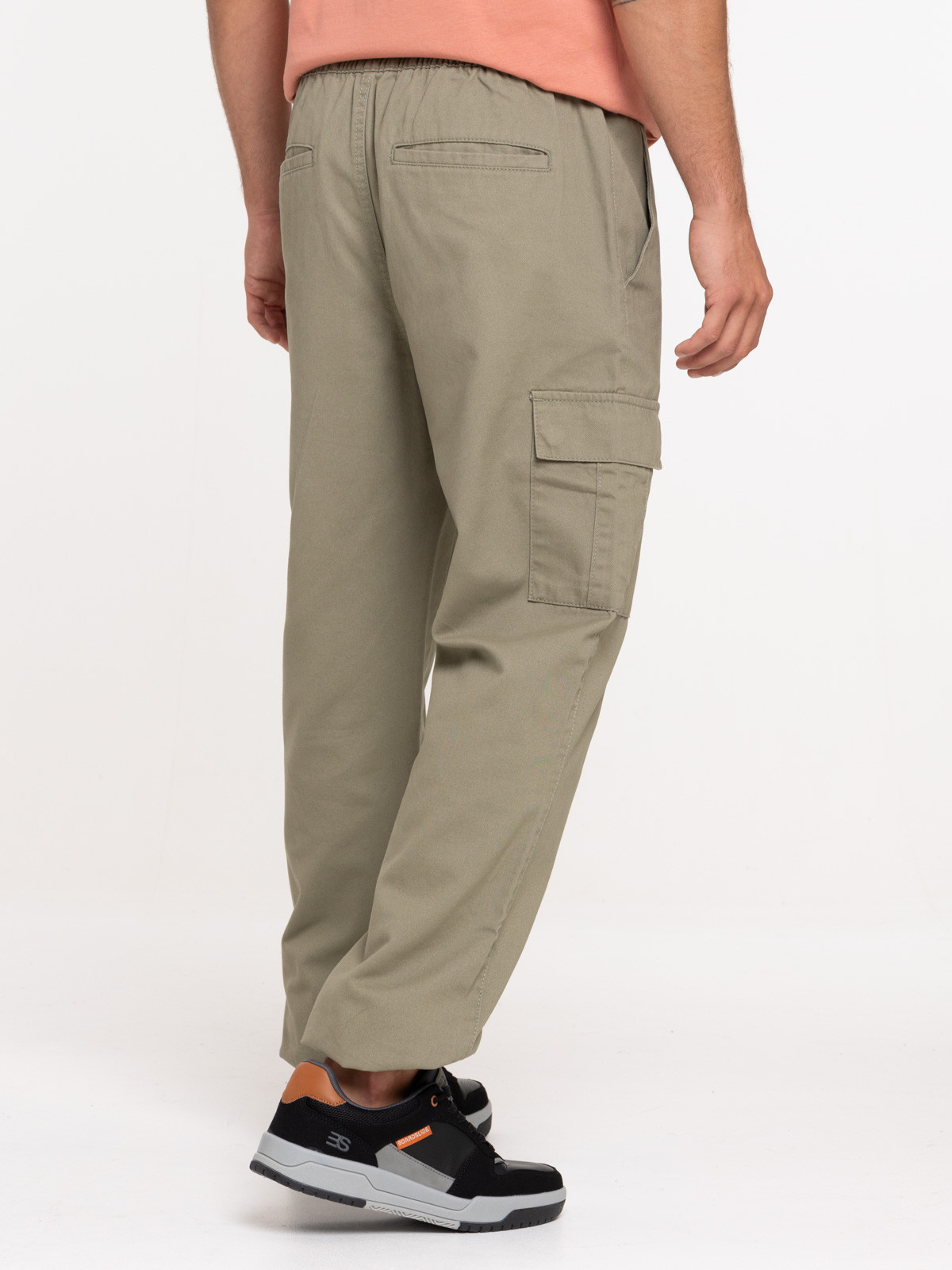 Pantalon cargo homme tilleul